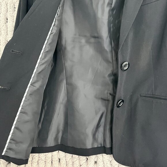 Lauren Conrad Black Tailored 3/4 Length Sleeve Blazer Size 10 - Picture 7 of 13